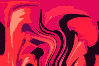 Modern tasarım çizimi. Çizgi ve renk bloğu geometrik şekiller. Pop sanat