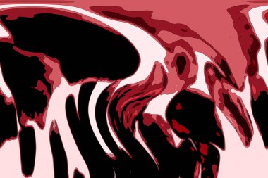 Modern tasarım çizimi. Çizgi ve renk bloğu geometrik şekiller. Pop sanat