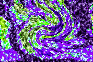 Mozaik şebeke ve kolaj çerçevesi pastel renklerde. Şablon, yaratıcı tema. vektör