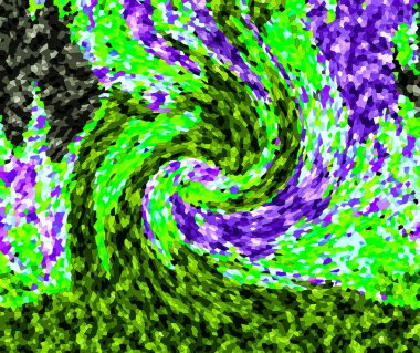 Mozaik şebeke ve kolaj çerçevesi pastel renklerde. Şablon, yaratıcı tema. vektör