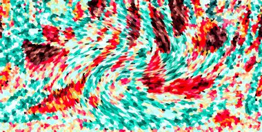 Mozaik şebeke ve kolaj çerçevesi pastel renklerde. Şablon, yaratıcı tema. vektör