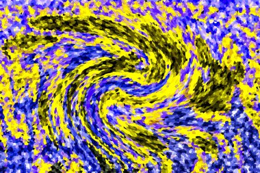 Mozaik şebeke ve kolaj çerçevesi pastel renklerde. Şablon, yaratıcı tema. vektör