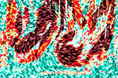 Mozaik şebeke ve kolaj çerçevesi pastel renklerde. Şablon, yaratıcı tema. vektör