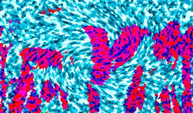 Mozaik şebeke ve kolaj çerçevesi pastel renklerde. Şablon, yaratıcı tema. vektör