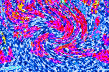 Mozaik şebeke ve kolaj çerçevesi pastel renklerde. Şablon, yaratıcı tema. vektör