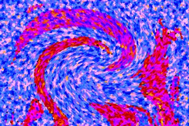 Mozaik şebeke ve kolaj çerçevesi pastel renklerde. Şablon, yaratıcı tema. vektör