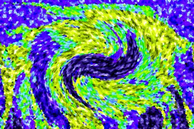 Mozaik şebeke ve kolaj çerçevesi pastel renklerde. Şablon, yaratıcı tema. vektör