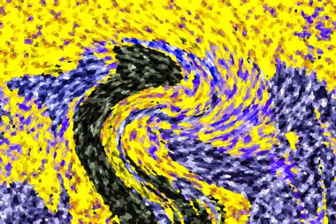 Mozaik şebeke ve kolaj çerçevesi pastel renklerde. Şablon, yaratıcı tema. vektör