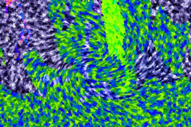 Mozaik şebeke ve kolaj çerçevesi pastel renklerde. Şablon, yaratıcı tema. vektör