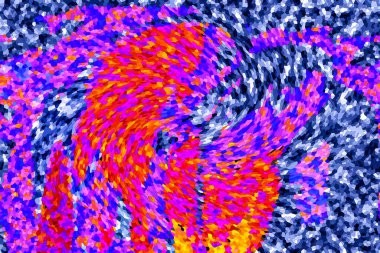 Mozaik şebeke ve kolaj çerçevesi pastel renklerde. Şablon, yaratıcı tema. vektör