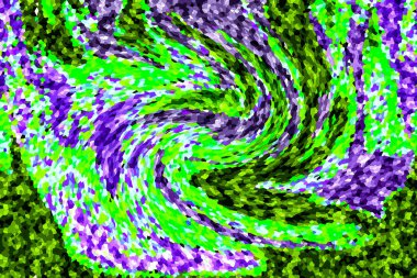 Mozaik şebeke ve kolaj çerçevesi pastel renklerde. Şablon, yaratıcı tema. vektör