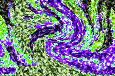 Mozaik şebeke ve kolaj çerçevesi pastel renklerde. Şablon, yaratıcı tema. vektör