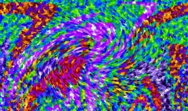 Mozaik şebeke ve kolaj çerçevesi pastel renklerde. Şablon, yaratıcı tema. vektör