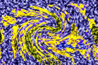 Mozaik şebeke ve kolaj çerçevesi pastel renklerde. Şablon, yaratıcı tema. vektör