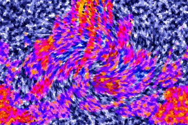 Mozaik şebeke ve kolaj çerçevesi pastel renklerde. Şablon, yaratıcı tema. vektör