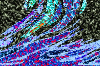 Mozaik şebeke ve kolaj çerçevesi pastel renklerde. Şablon, yaratıcı tema. vektör