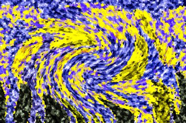 Mozaik şebeke ve kolaj çerçevesi pastel renklerde. Şablon, yaratıcı tema. vektör