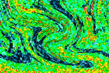 Mozaik şebeke ve kolaj çerçevesi pastel renklerde. Şablon, yaratıcı tema. vektör