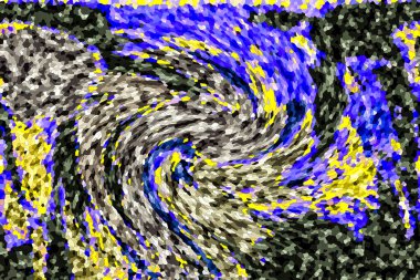 Mozaik şebeke ve kolaj çerçevesi pastel renklerde. Şablon, yaratıcı tema. vektör