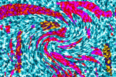 Mozaik şebeke ve kolaj çerçevesi pastel renklerde. Şablon, yaratıcı tema. vektör