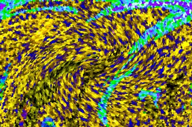 Mozaik şebeke ve kolaj çerçevesi pastel renklerde. Şablon, yaratıcı tema. vektör