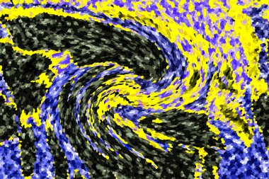 Mozaik şebeke ve kolaj çerçevesi pastel renklerde. Şablon, yaratıcı tema. vektör