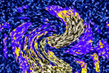 Mozaik şebeke ve kolaj çerçevesi pastel renklerde. Şablon, yaratıcı tema. vektör