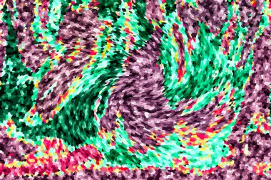 Mozaik şebeke ve kolaj çerçevesi pastel renklerde. Şablon, yaratıcı tema. vektör