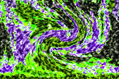 Mozaik şebeke ve kolaj çerçevesi pastel renklerde. Şablon, yaratıcı tema. vektör