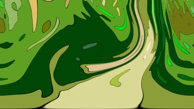 Hayattaki yaratıcı çizimler. Tasarımcılar için renkli ve güzel arkaplan modelleri.