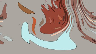 Hayattaki yaratıcı çizimler. Tasarımcılar için renkli ve güzel arkaplan modelleri.