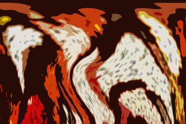 Modern tasarım çizimi. Çizgi ve renk bloğu geometrik şekiller. Pop sanat