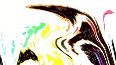 Modern tasarım çizimi. Çizgi ve renk bloğu geometrik şekiller. Pop sanat