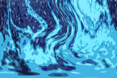 Modern tasarım çizimi. Çizgi ve renk bloğu geometrik şekiller. Pop sanat