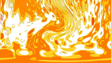 Modern tasarım çizimi. Çizgi ve renk bloğu geometrik şekiller. Pop sanat