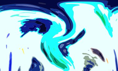 Modern tasarım çizimi. Çizgi ve renk bloğu geometrik şekiller. Pop sanat