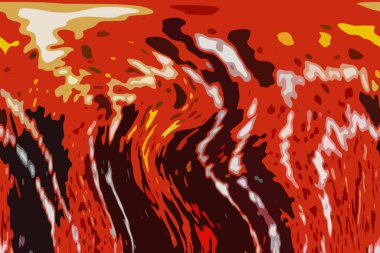 Modern tasarım çizimi. Çizgi ve renk bloğu geometrik şekiller. Pop sanat