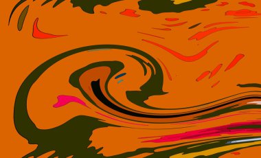 Modern tasarım çizimi. Çizgi ve renk bloğu geometrik şekiller. Pop sanat