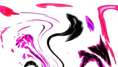 Modern tasarım çizimi. Çizgi ve renk bloğu geometrik şekiller. Pop sanat