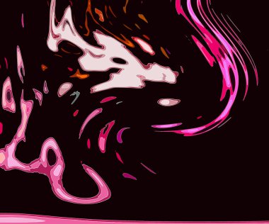 Modern tasarım çizimi. Çizgi ve renk bloğu geometrik şekiller. Pop sanat