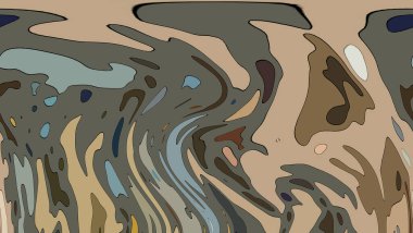 Modern tasarım çizimi. Çizgi ve renk bloğu geometrik şekiller. Pop sanat