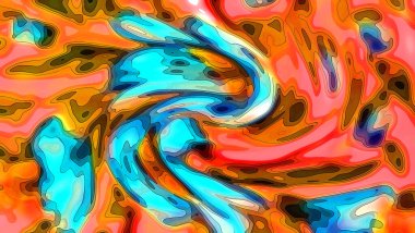 Modern tasarım çizimi. Çizgi ve renk bloğu geometrik şekiller. Pop sanat