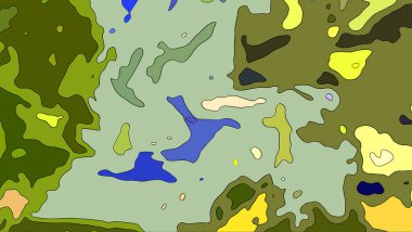 Modern tasarım çizimi. Çizgi ve renk bloğu geometrik şekiller. Pop sanat