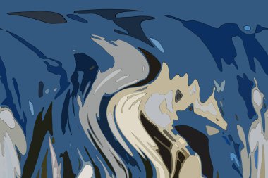 Modern tasarım çizimi. Çizgi ve renk bloğu geometrik şekiller. Pop sanat