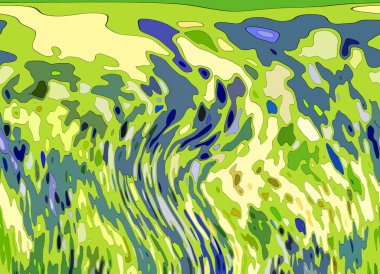 Modern tasarım çizimi. Çizgi ve renk bloğu geometrik şekiller. Pop sanat