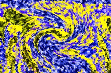 Modern tasarım çizimi. Çizgi ve renk bloğu geometrik şekiller. Pop sanat
