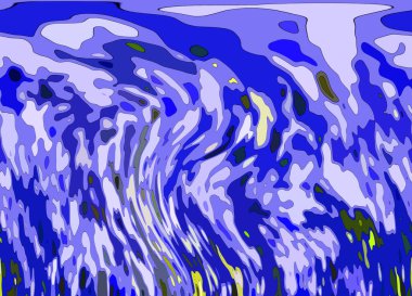 Modern tasarım çizimi. Çizgi ve renk bloğu geometrik şekiller. Pop sanat