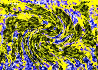 Modern tasarım çizimi. Çizgi ve renk bloğu geometrik şekiller. Pop sanat