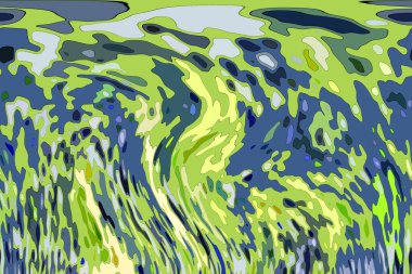 Modern tasarım çizimi. Çizgi ve renk bloğu geometrik şekiller. Pop sanat