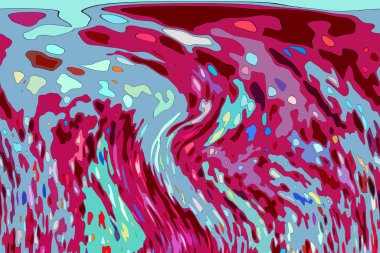 Modern tasarım çizimi. Çizgi ve renk bloğu geometrik şekiller. Pop sanat